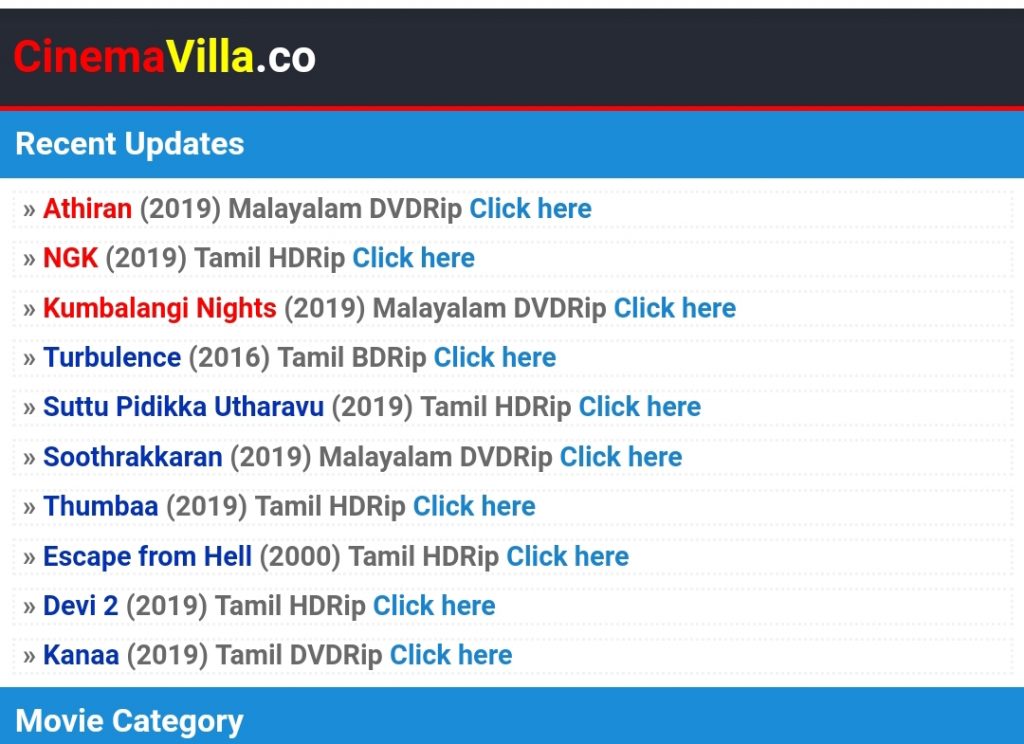 HOW TO DOWNLOAD MOVIES FROM CINEMAVILLA